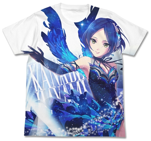 グッズ Tシャツ アイドルマスター シンデレラガールズ 蒼翼の乙女 速水奏 フルグラフィックtシャツ ホワイトxl ゲーマーズ キャラクターグッズ 商品の総合通販