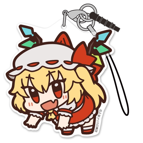 グッズ ストラップ 東方project フランドール スカーレット アクリルつままれストラップ ゲーマーズ キャラクターグッズ商品の総合通販