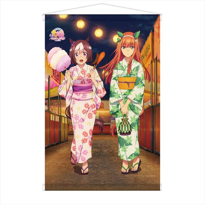 グッズ タペストリー ウマ娘 Season2 描き下ろしb2タペストリー スペシャルウィーク サイレンススズカver ゲーマーズ キャラクターグッズ商品の総合通販