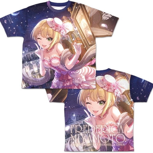 グッズ Tシャツ アイドルマスター シンデレラガールズ リュミエール エトワール 宮本フレデリカ 両面フルグラフィックtシャツ S ゲーマーズ キャラクターグッズ商品の総合通販