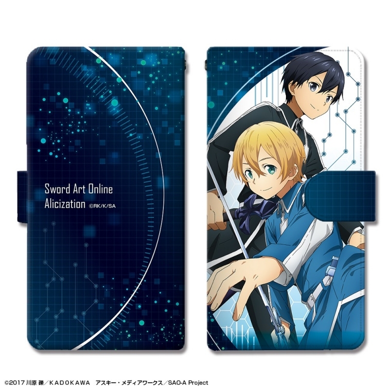 グッズ 携帯グッズ ソードアート オンライン アリシゼーション ブックスタイルスマホケース Lサイズ デザイン01 キリト ユージオ A ゲーマーズ キャラクターグッズ商品の総合通販