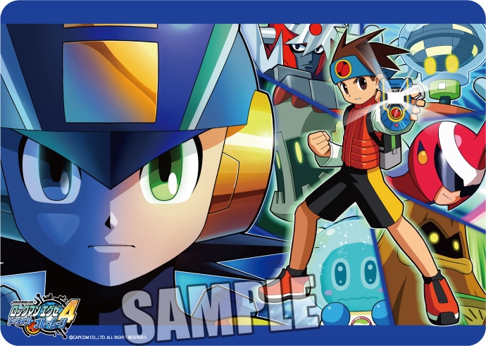 グッズ デスクマット ロックマン エグゼ4 キャラクター万能ラバーマット トーナメント ブルームーン ゲーマーズ キャラクターグッズ商品の総合通販