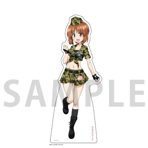 グッズ スタンドポップ ガールズ パンツァー最終章 等身大パネル 西住 みほ ミリタリー Ver 受注生産商品 ゲーマーズ キャラクターグッズ商品の総合通販