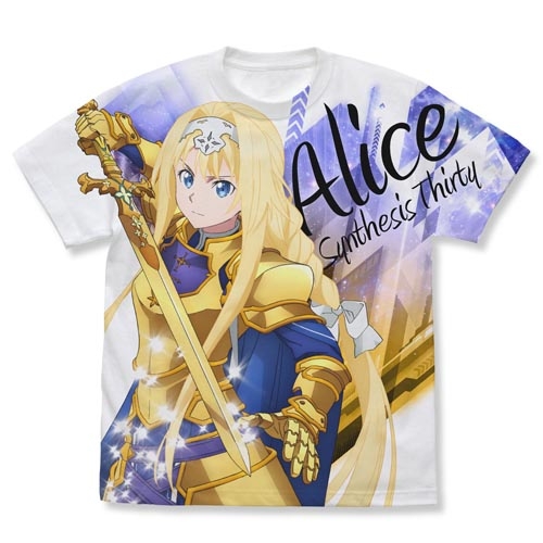 グッズ Tシャツ ソードアート オンライン アリシゼーション アリス シンセシス サーティ フルグラフィックtシャツ White Xl ゲーマーズ キャラクターグッズ商品の総合通販