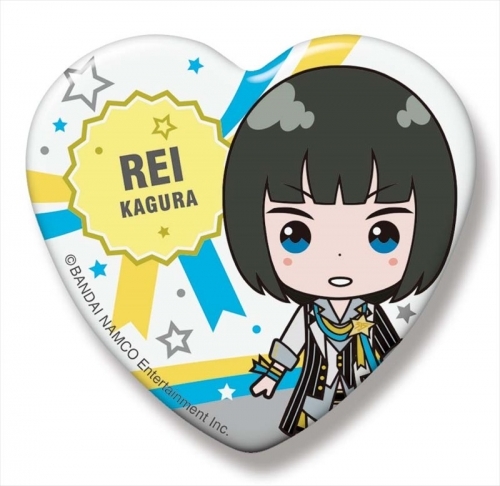 グッズ バッチ アイドルマスター Sidem Sidemini ハート缶バッジ グローリーモノクローム 神楽 麗 ゲーマーズ キャラクターグッズ商品の総合通販