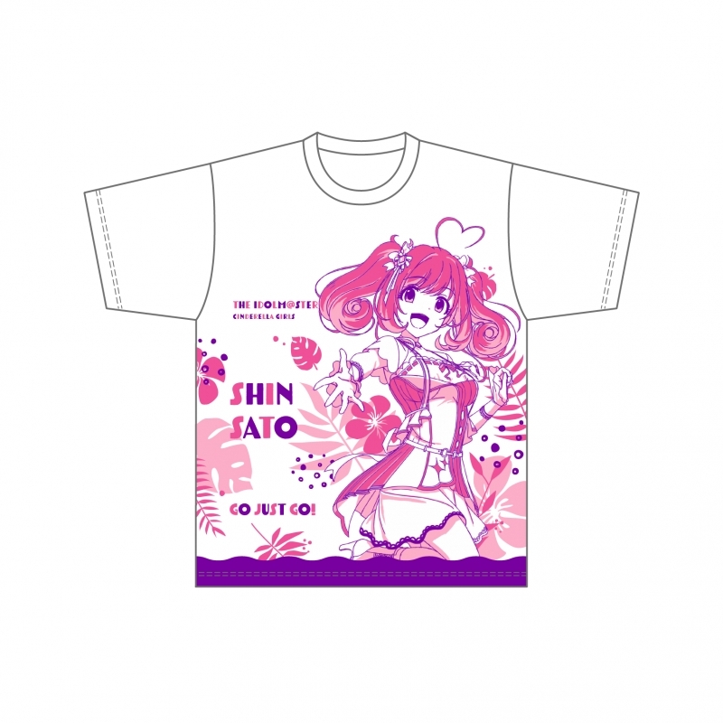 グッズ Tシャツ アイドルマスター シンデレラガールズ Go Just Go Tシャツ 佐藤心 ゲーマーズ キャラクターグッズ商品の総合通販