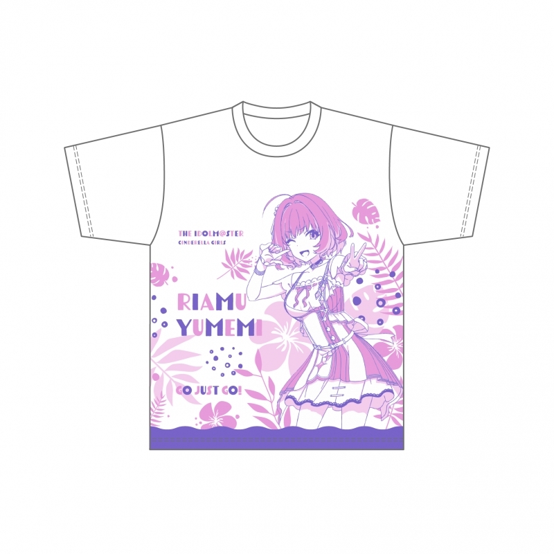 グッズ Tシャツ アイドルマスター シンデレラガールズ Go Just Go Tシャツ 夢見りあむ ゲーマーズ キャラクターグッズ商品の総合通販