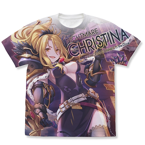 グッズ Tシャツ プリンセスコネクト Re Dive クリスティーナ フルグラフィックtシャツ L ゲーマーズ キャラクターグッズ商品の総合通販