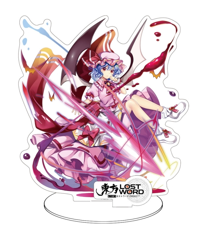 グッズ スタンドポップ 東方lostword アクリルフィギュア 006 レミリア スカーレット ゲーマーズ キャラクターグッズ商品の総合通販