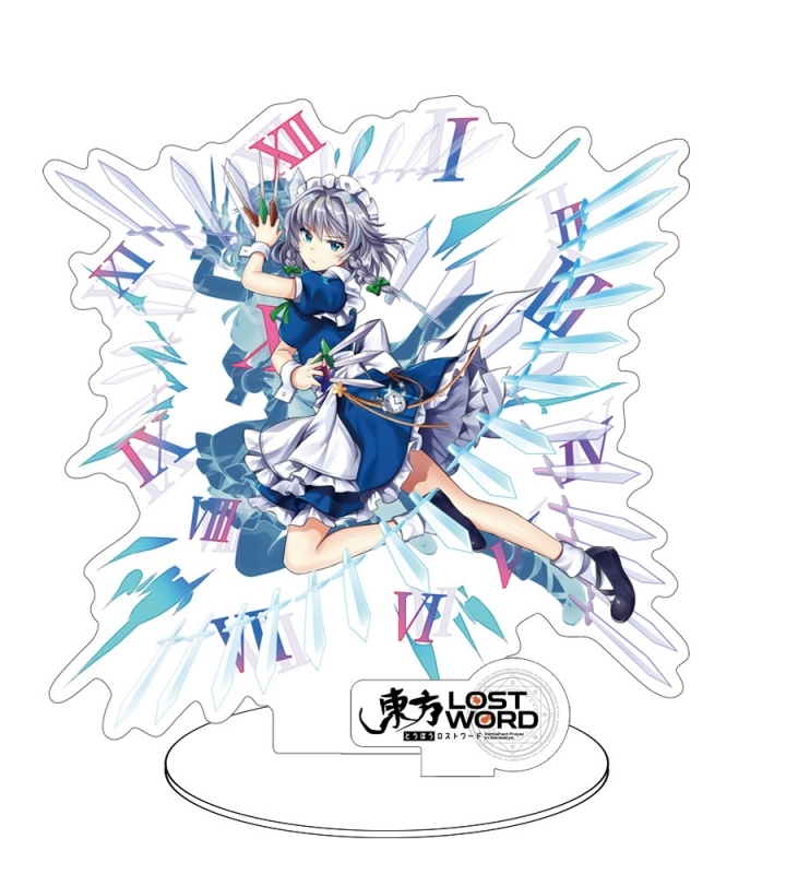 グッズ スタンドポップ 東方lostword アクリルフィギュア 008 十六夜咲夜 ゲーマーズ キャラクターグッズ商品の総合通販