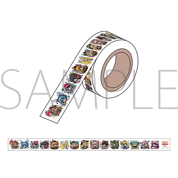 グッズ 文房具 東方project マスキングテープ A ゲーマーズ キャラクターグッズ商品の総合通販