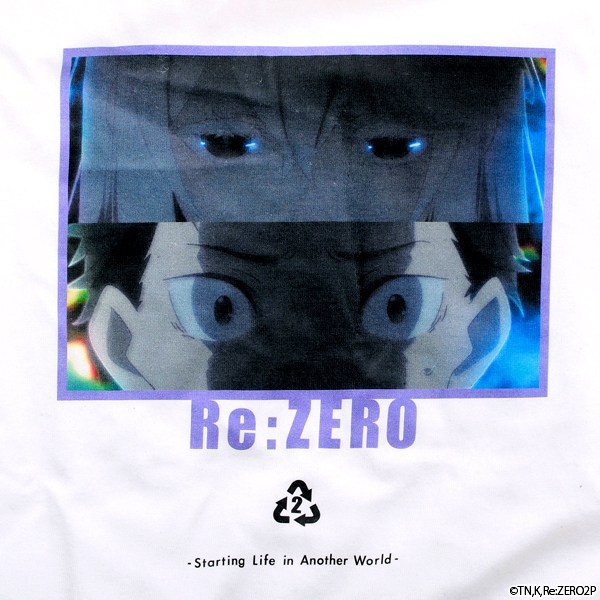 【グッズ-Tシャツ】Re:ゼロから始める異世界生活 SCENE Tシャツ ホワイト S サブ画像2