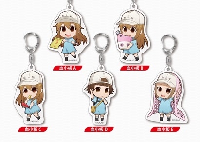 グッズ キーホルダー はたらく細胞 トレーディングアクリルキーホルダー 血小板だらけコレクション ゲーマーズ キャラクターグッズ商品の総合通販