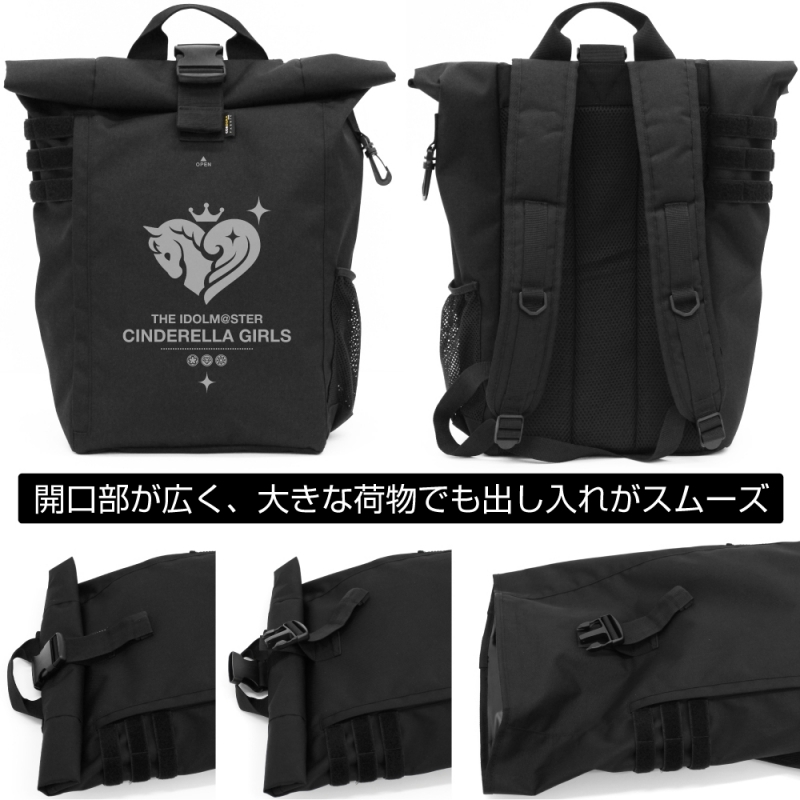 グッズ バッグ アイドルマスター シンデレラガールズ ロールトップバックパック ゲーマーズ キャラクターグッズ商品の総合通販