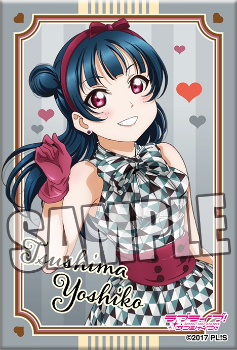 グッズ バッチ ラブライブ サンシャイン スクエア缶バッジ 津島 善子 ゲーマーズ キャラクターグッズ商品の総合通販