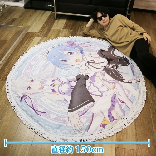 グッズ タオル Re ゼロから始める異世界生活 ラウンドタオル ゲーマーズ キャラクターグッズ商品の総合通販