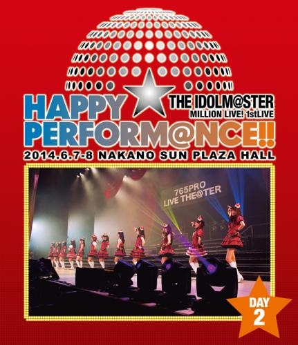 【Blu-ray】THE IDOLM@STER MILLION LIVE! 1stLIVE HAPPY☆PERFORM@NCE!! Blu-ray Day2