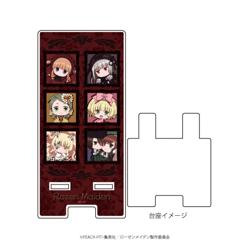 グッズ 携帯グッズ ローゼンメイデン スマキャラスタンド 01 真紅 水銀燈 金糸雀 翠星石 蒼星石 雛苺 雪華綺晶 ミニキャラ ゲーマーズ キャラクターグッズ商品の総合通販