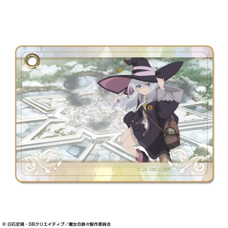 【グッズ-パスケース】魔女の旅々 レザーパスケース デザイン02(イレイナ/B)
