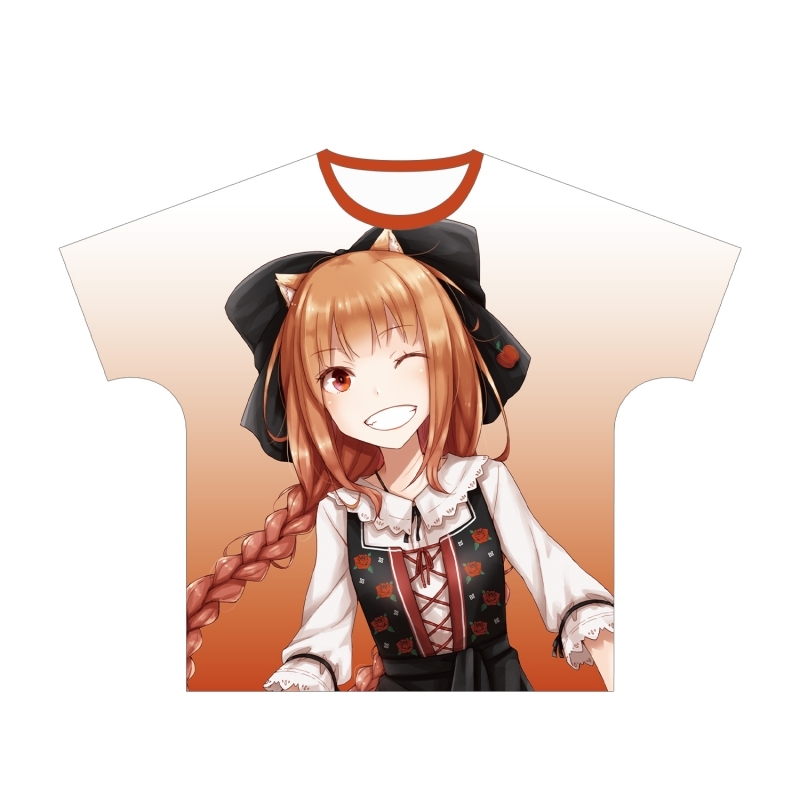 グッズ Tシャツ 狼と香辛料 文倉十先生 描き下ろしイラスト ホロ アルザス民族衣装ver フルグラフィックtシャツユニセックス サイズ M ゲーマーズ キャラクターグッズ商品の総合通販