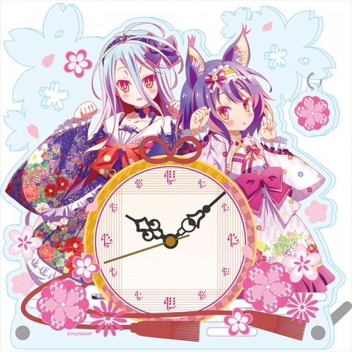 グッズ 時計 ノーゲーム ノーライフ ゼロ 和ロリィタver アクリル時計 ゲーマーズ キャラクターグッズ商品の総合通販