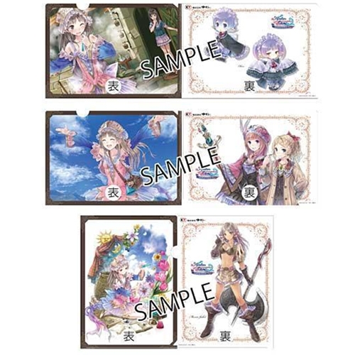 グッズ クリアファイル トトリのアトリエplus クリアファイルセット Aセット 3枚セット ゲーマーズ キャラクターグッズ商品の総合通販