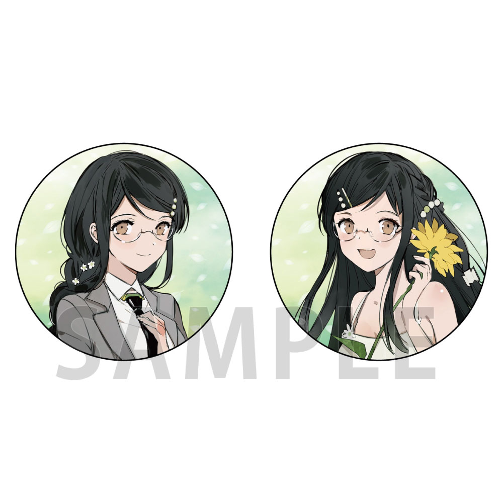 【10P】缶バッジ2個セット / 春夏秋冬代行者　B
