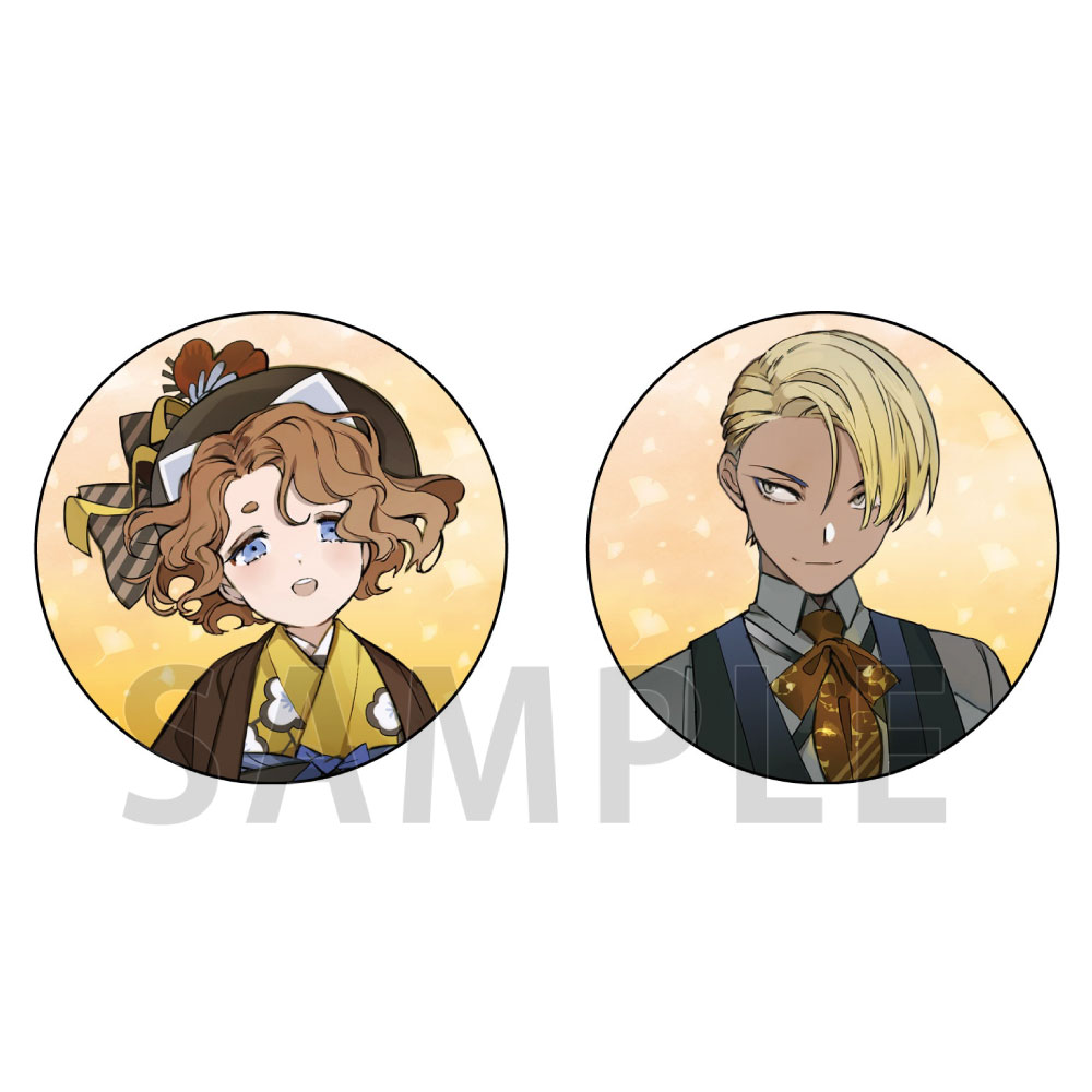 【10P】缶バッジ2個セット / 春夏秋冬代行者　C