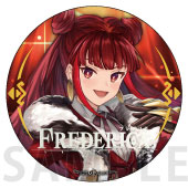 【C-6】箔盛り缶バッジ Fighter ファイター