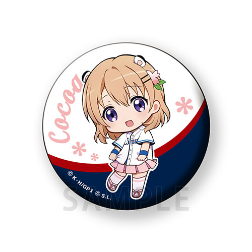 【F-1】缶バッジ ココア