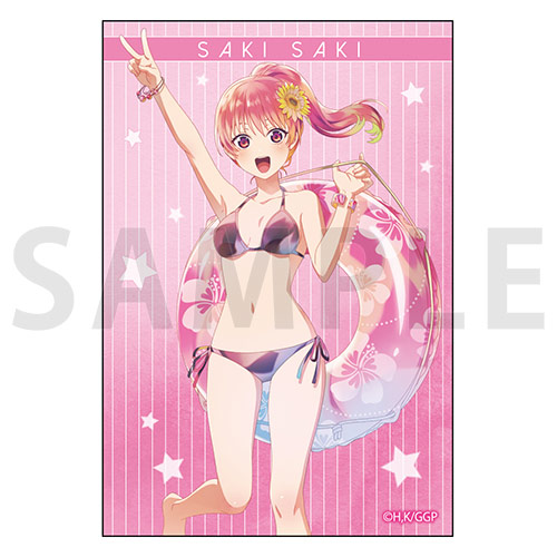 【D-1】スクエアカンバッジ／佐⽊ 咲