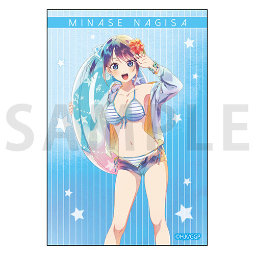 【D-3】スクエアカンバッジ／水瀬 渚