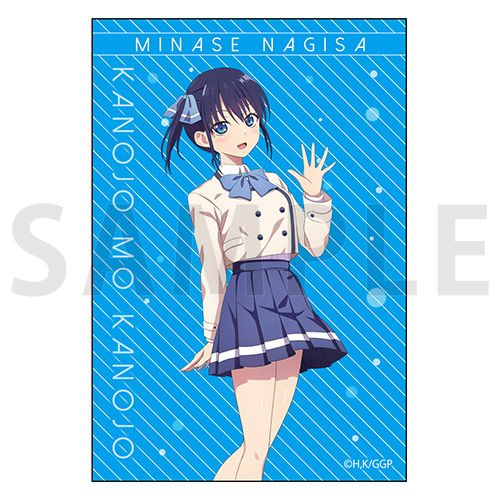 【D-4】スクエアカンバッジ／水瀬 渚