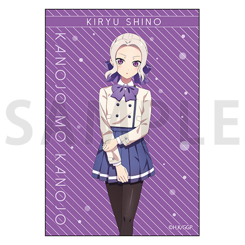 【D-8】スクエアカンバッジ／桐生 紫乃
