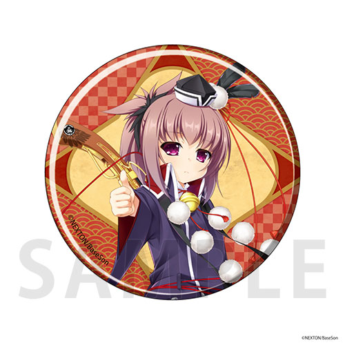 【E-10】缶バッジ 鈴木 烏 重秀