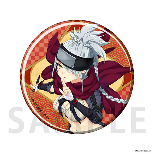 【E-6】缶バッジ 服部 小波 正成