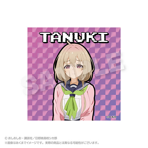 【D-8】ホログラムステッカー たぬき