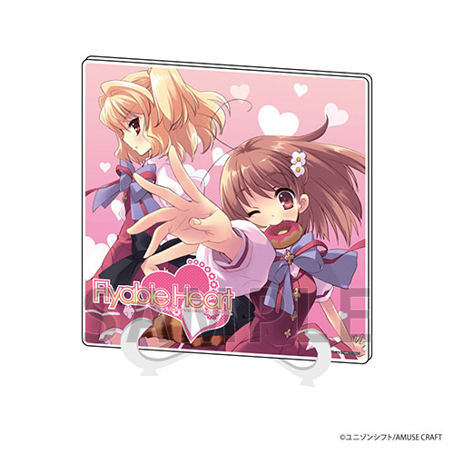 【B-5】プレミアム アクリルジオラマプレート 『Flyable Heart』