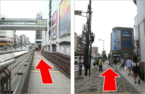 JR 町田駅 からの順路 2