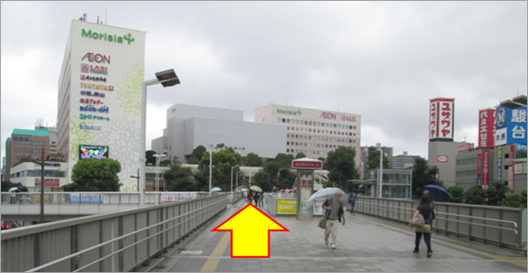 JR 津田沼駅南口 からの順路 3