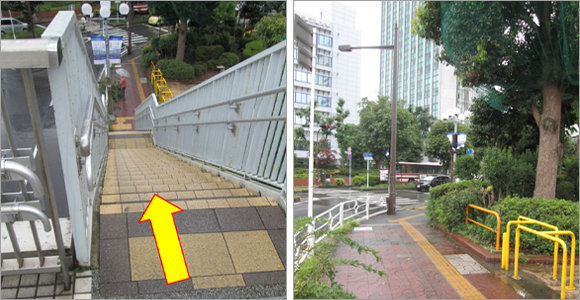 JR 津田沼駅南口 からの順路 4