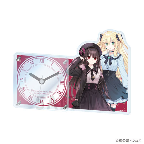 アクリル置時計「魔術探偵・時崎狂三の事件簿」01/時崎狂三&栖空辺茉莉花(描き下ろしイラスト)