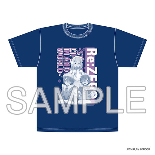 「Re:ゼロから始める異世界生活」Tシャツ Winter ver. XL XXL