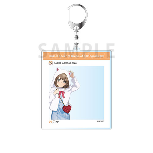 SNS風キーホルダー 梓川花楓 winter ver.