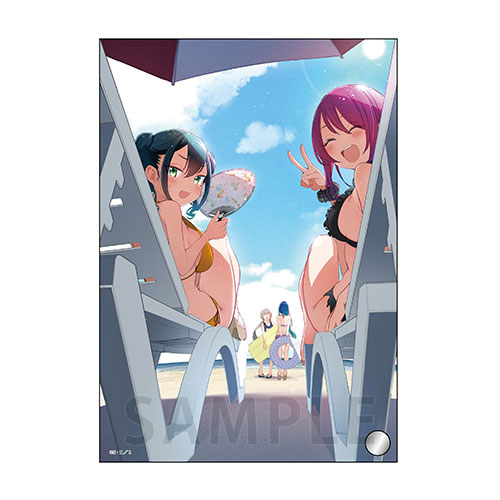 ミニアクリルアート　亜鳥＆るら　水着 ver.