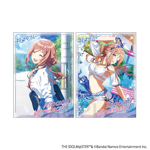 A4静電気ポスター(2枚セット)「学園アイドルマスター」12/姫崎莉波 キミとセミブルーver.