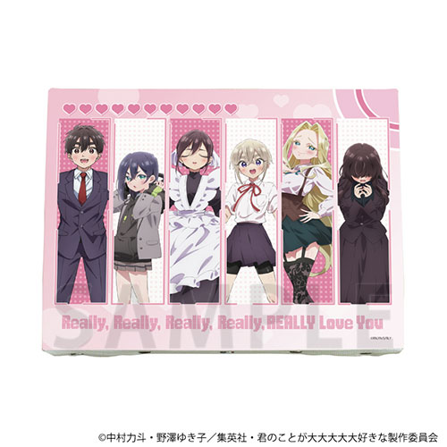 キャンバスボード「君のことが大大大大大好きな100人の彼女」/集合デザイン(公式イラスト)