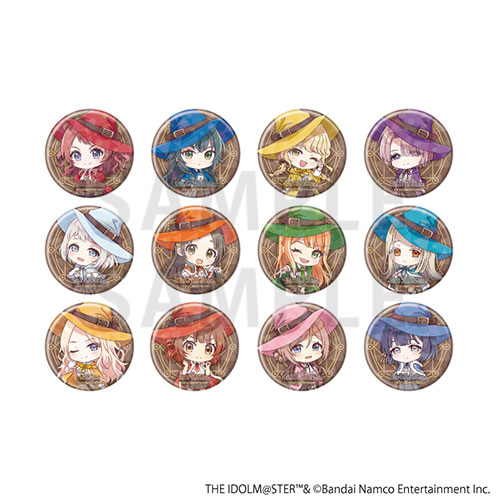 ホログラム缶バッジ(57mm)「学園アイドルマスター」04/魔法使いver. トレーディング(全12種)(ミニキャライラスト)