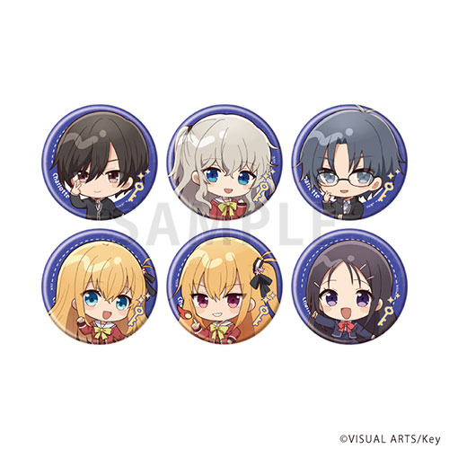 缶バッジ「Charlotte」02/ブラインド(全6種)(ミニキャライラスト)