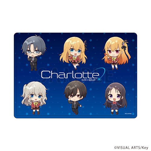キャラクリアケース「Charlotte」01/整列デザイン(ミニキャライラスト)